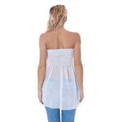 WEISSES BLUSHARD-TOP FÜR DAMEN