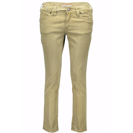 JOHN GALLIANO GRÜNE PINOCCHIETTO-HOSE FÜR DAMEN