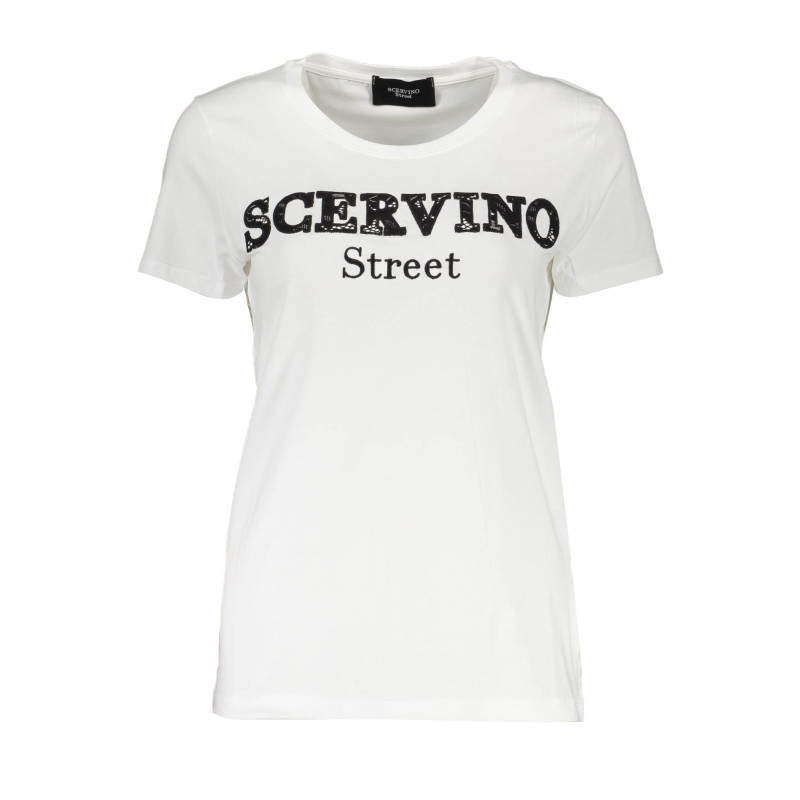 SCERVINO STREET DAMEN KURZARM T-SHIRT WEIß