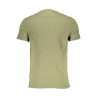 GUESS JEANS GRÜNES KURZARM-T-SHIRT FÜR MANN