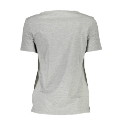 GUESS JEANS DAMEN KURZARM T-SHIRT GRAU