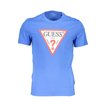 GUESS JEANS HERREN KURZARM T-SHIRT BLAU