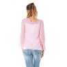 PHARD LANGARM-T-SHIRT ROSA FRAU