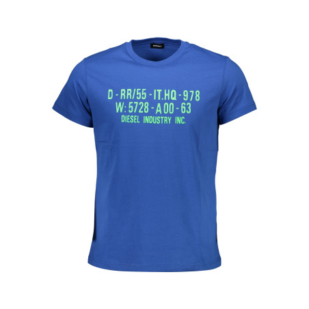 KURZARM-T-SHIRT DIESEL HERREN BLAU
