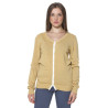 FRED PERRY GELBE FRAUEN-CARDIGAN