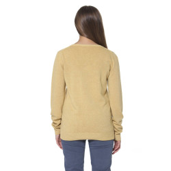 FRED PERRY GELBE FRAUEN-CARDIGAN