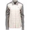 JOHN GALLIANO DAMEN-LANGARMSHIRT GRAU