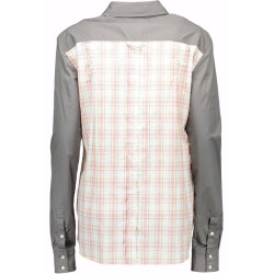 JOHN GALLIANO DAMEN-LANGARMSHIRT GRAU