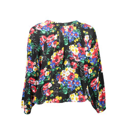 DESIGUAL DAMEN-LANGARM-T-SHIRT SCHWARZ