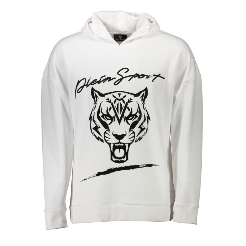 PLEIN SPORT SWEATSHIRT OHNE REISSVERSCHLUSS HERREN WEISS