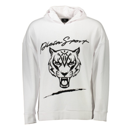 PLEIN SPORT SWEATSHIRT OHNE REISSVERSCHLUSS HERREN WEISS