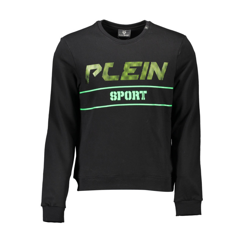 PLEIN SPORT SWEATSHIRT OHNE REISSVERSCHLUSS HERREN SCHWARZ