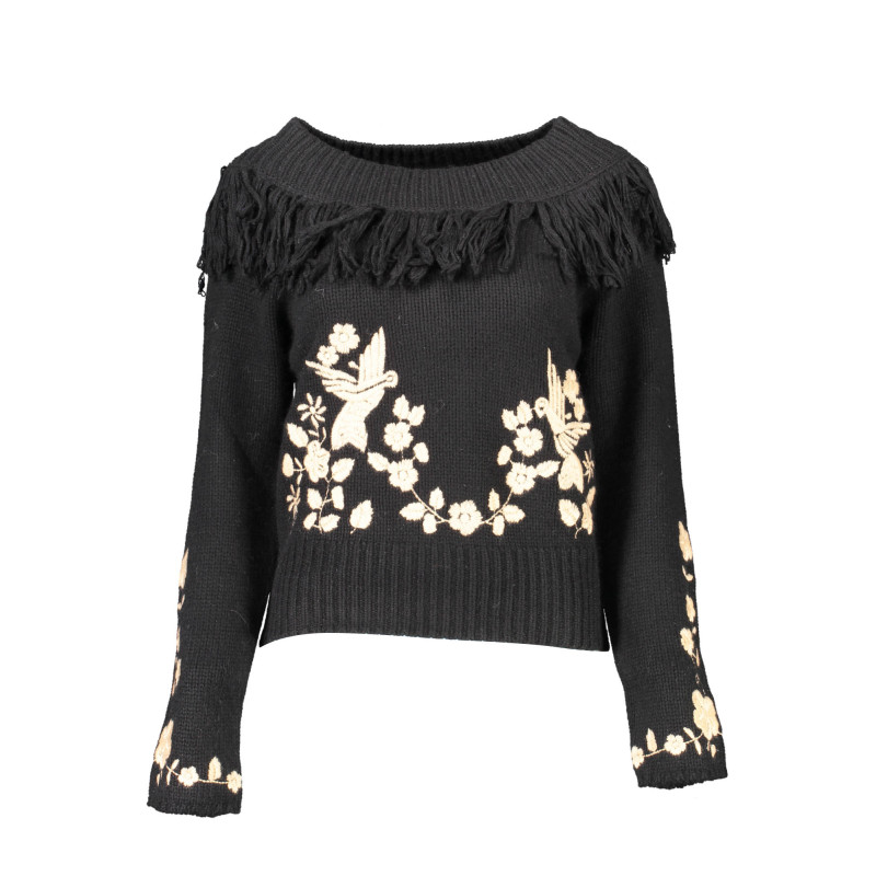 BLUGIRL SCHWARZER FRAUEN-PULLOVER