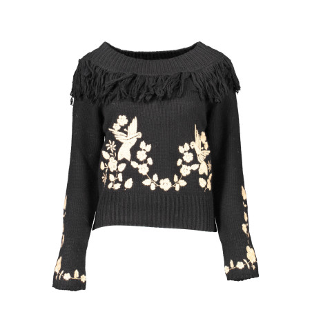 BLUGIRL SCHWARZER FRAUEN-PULLOVER