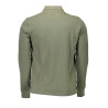 US POLO SHIRT LANGARM HERREN GRÜN