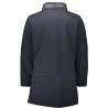 US-BLAUES TRENCH-POLOSHIRT FÜR HERREN