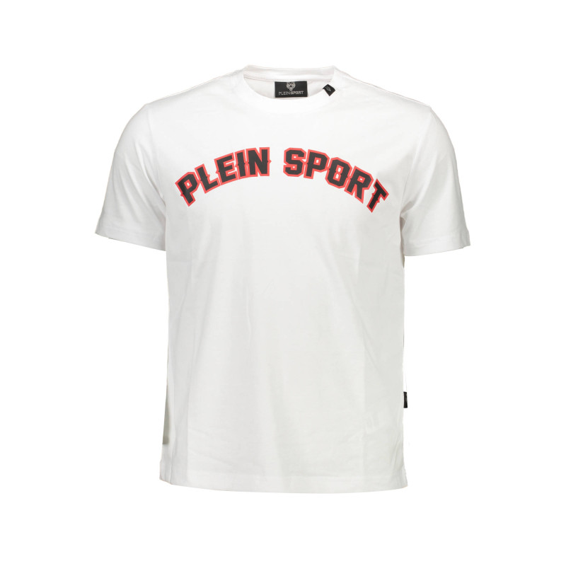 PLEIN SPORT WEISSES KURZARM-T-SHIRT FÜR HERREN