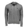 US POLO CARDIGAN HERREN GRAU