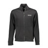 PLEIN SPORT SWEATSHIRT WITH ZIP MAN BLACK