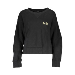 GUESS JEANS SWEATSHIRT WITHOUT ZIP WOMAN BLACK