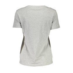 GUESS JEANS DAMEN KURZARM T-SHIRT GRAU