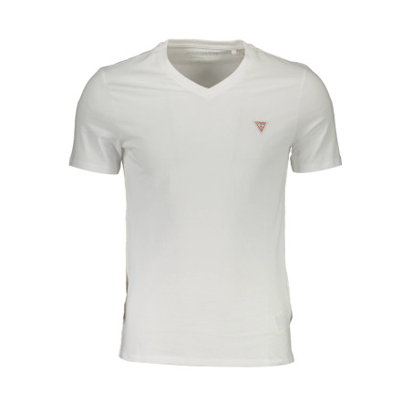 GUESS JEANS HERREN KURZARM T-SHIRT WEIß