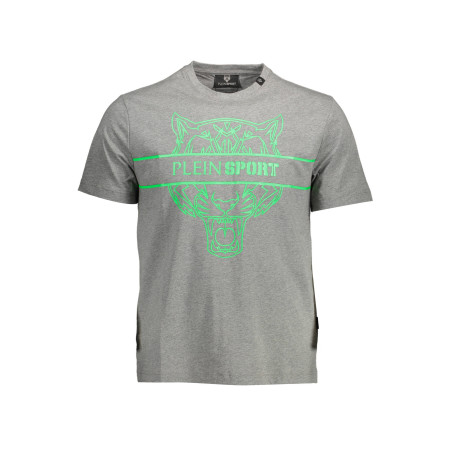 PLEIN SPORT KURZARM T-SHIRT HERREN GRAU