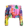 DESIGUAL DAMEN-LANGARM-T-SHIRT ROSA