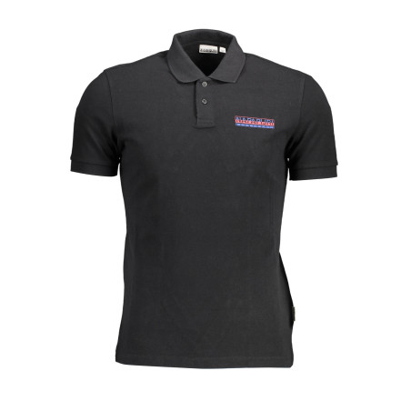 NAPAPIJRI POLO KURZARM HERREN SCHWARZ