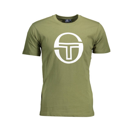 SERGIO TACCHINI GRÜNES KURZARM-T-SHIRT FÜR HERREN