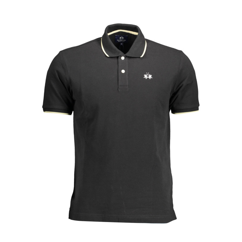 LA MARTINA POLO KURZARM HERREN SCHWARZ