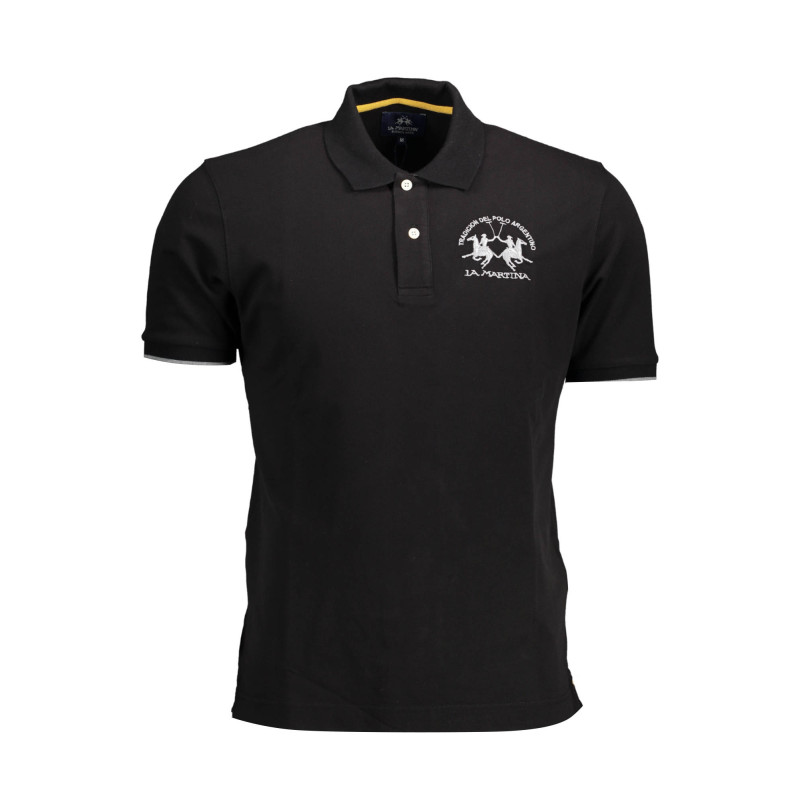 LA MARTINA POLO KURZARM HERREN SCHWARZ