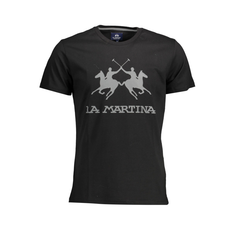 LA MARTINA HERREN KURZARM T-SHIRT SCHWARZ