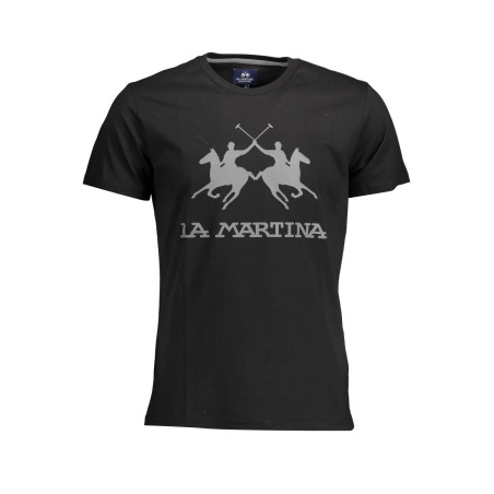 LA MARTINA HERREN KURZARM T-SHIRT SCHWARZ
