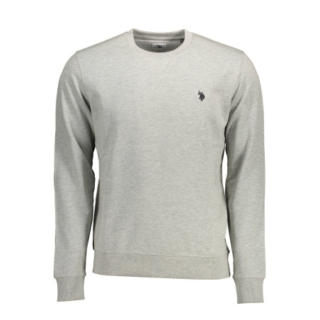 US POLO SWEATSHIRT OHNE REISSVERSCHLUSS HERREN GRAU