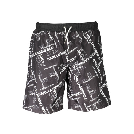 KARL LAGERFELD BEACHWEAR BADEANZUGTEILE UNTER HERREN SCHWARZ