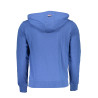 US POLO HERREN SWEATSHIRT BLAU MIT REISSVERSCHLUSS