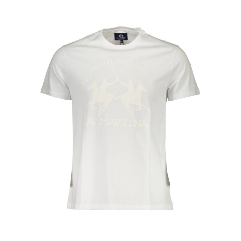 LA MARTINA WHITE MEN&39S SHORT SLEEVE T-SHIRT