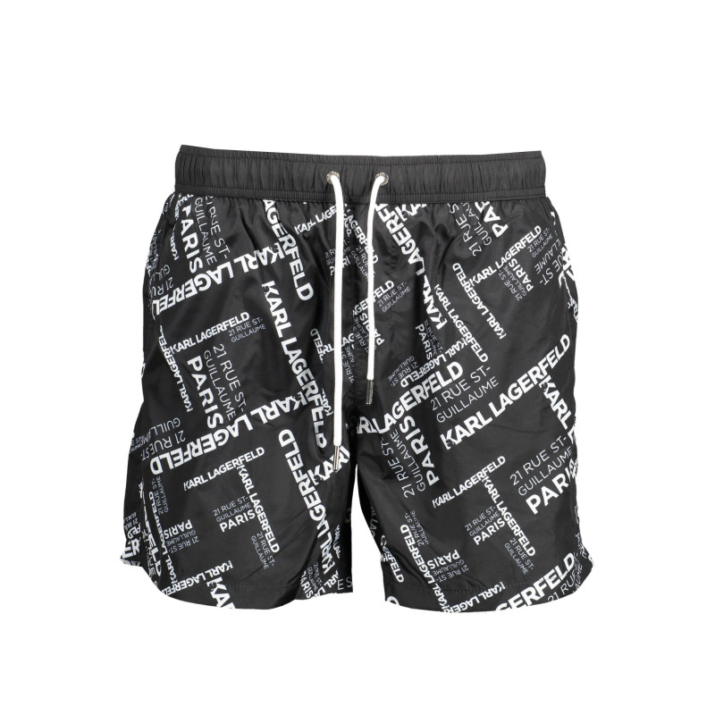 KARL LAGERFELD BEACHWEAR BADEANZUGTEILE UNTER HERREN SCHWARZ