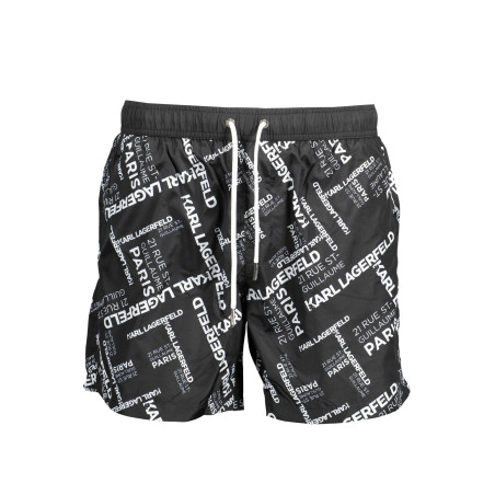 KARL LAGERFELD BEACHWEAR BADEANZUGTEILE UNTER HERREN SCHWARZ