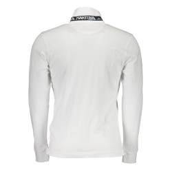 LA MARTINA POLOSHIRT LANGARM HERREN WEISS