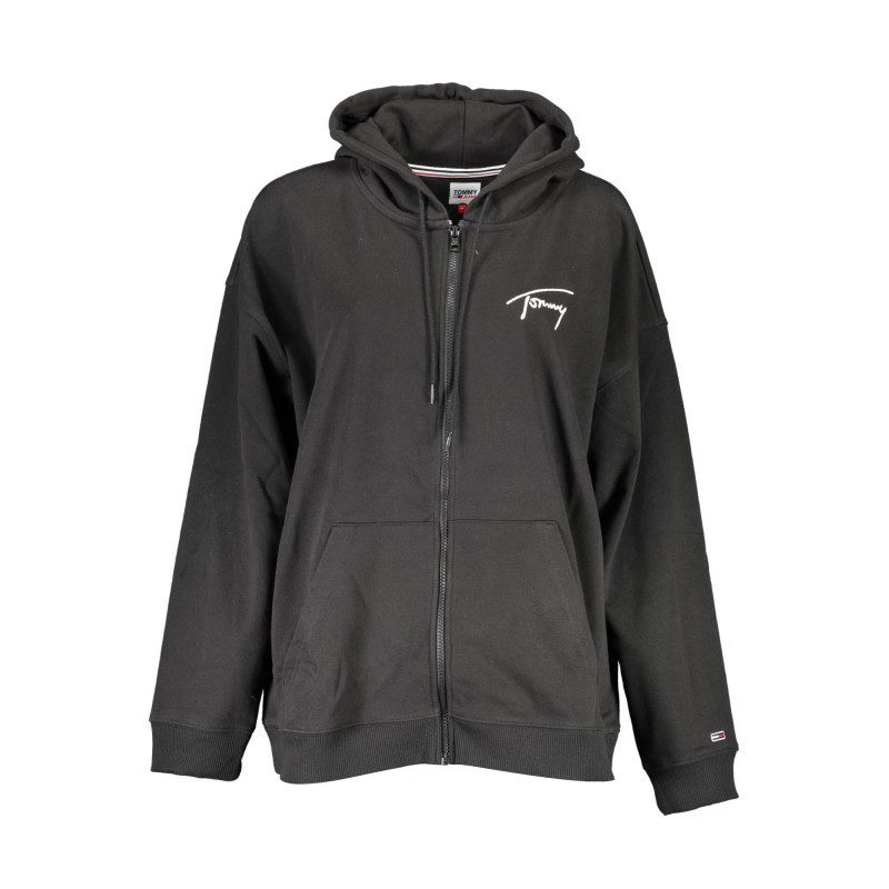 TOMMY HILFIGER SWEATSHIRT MIT ZIP DAMEN SCHWARZ