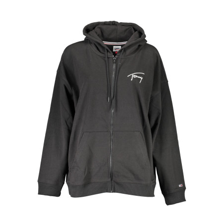 TOMMY HILFIGER SWEATSHIRT MIT ZIP DAMEN SCHWARZ