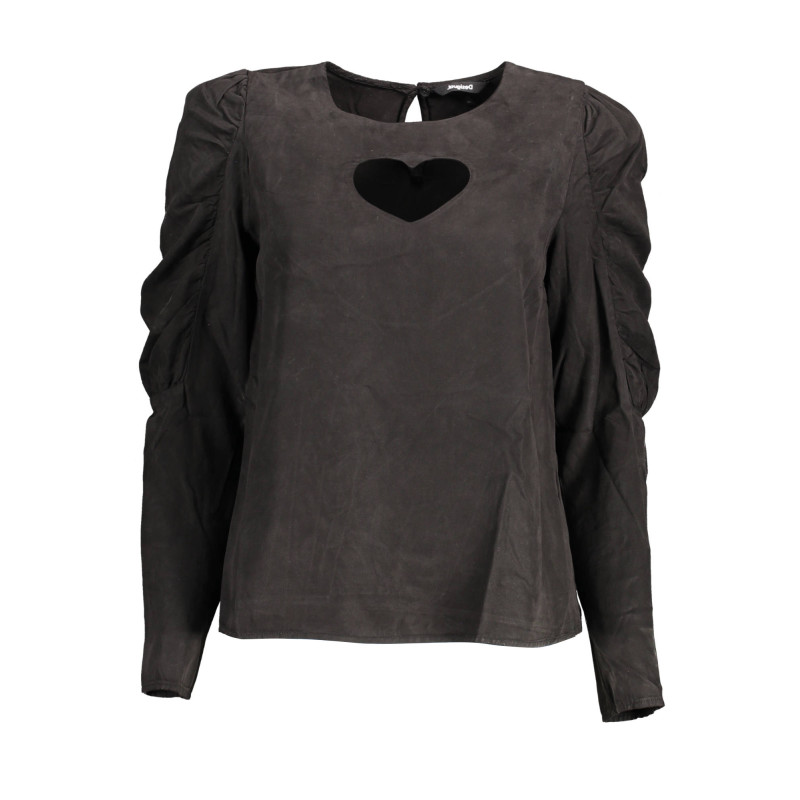 DESIGUAL LANGARM-HEMD DAMEN SCHWARZ