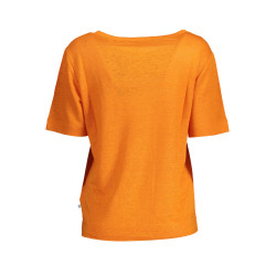 GANT DAMEN-KURZARM-T-SHIRT ORANGE