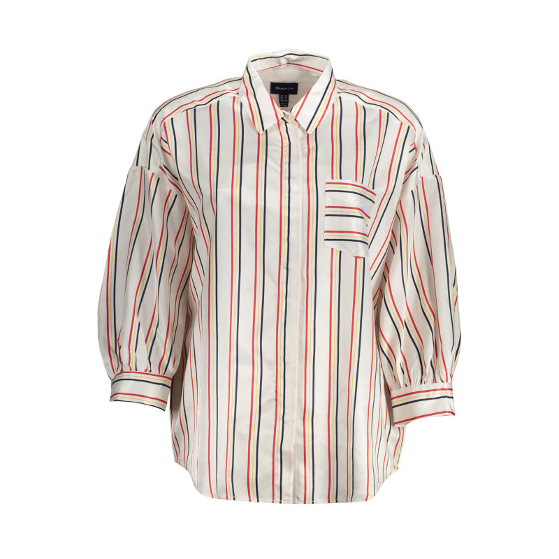 GANT DAMEN-LANGARMSHIRT WEIß