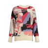 DESIGUAL WEISSER PULLOVER FÜR DAMEN
