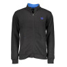 GIAN MARCO VENTURI HERREN SWEATSHIRT SCHWARZ MIT REISSVERSCHLUSS