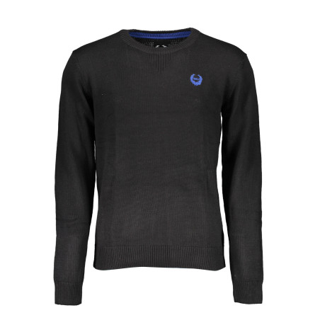 GIAN MARCO VENTURI SCHWARZER HERRENPULLOVER