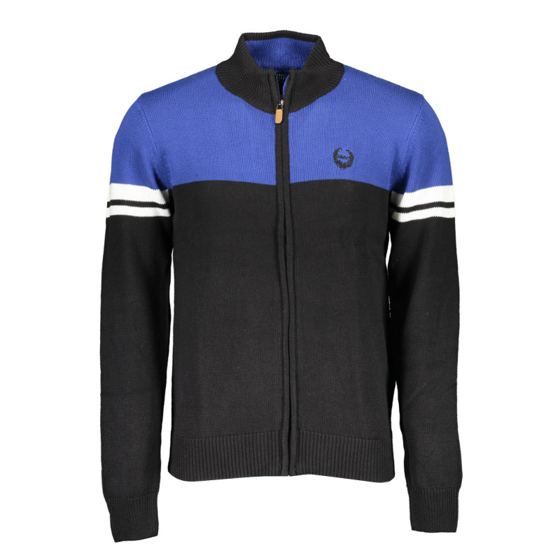 GIAN MARCO VENTURI SCHWARZER CARDIGAN FÜR HERREN